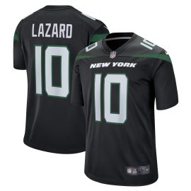 Allen Lazard New York Jets Alternate Game Jersey - Stealth Black