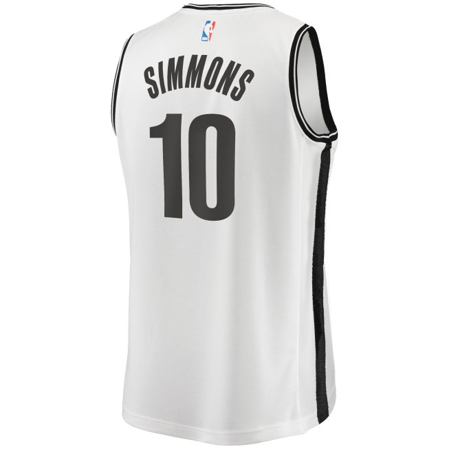 Ben Simmons Brooklyn Nets Fanatics Fast Break Replica Jersey - Association Edition - White - Image 3