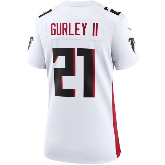 Todd Gurley II 21 Atlanta Falcons Women's Game Jersey - White - Image 3