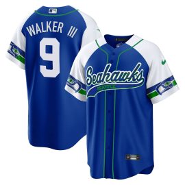 Walker III 9 Seattle Seahawks Throwback Men Jersey - Alternate