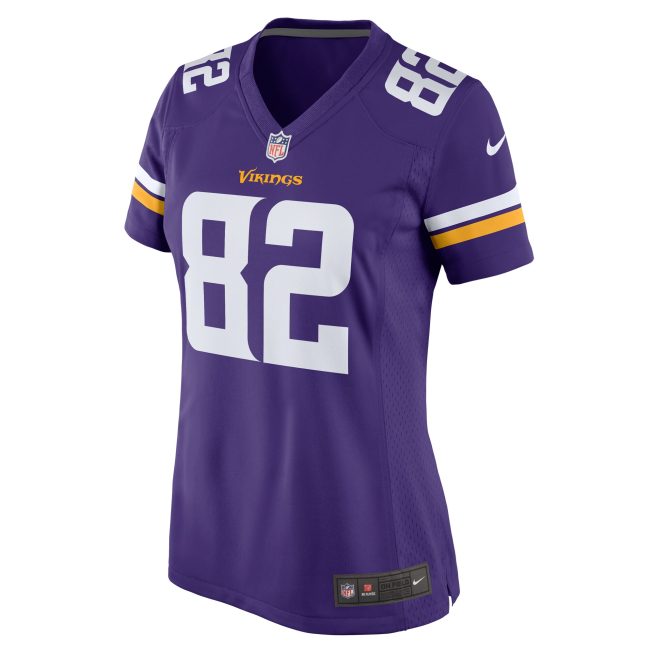 Troy Fumagalli Minnesota Vikings Women's Game Jersey - Purple - Image 2