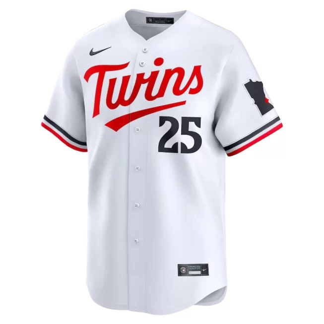 Byron Buxton 25 Minnesota Twins Home Limited Player Men Jersey - White - Image 2