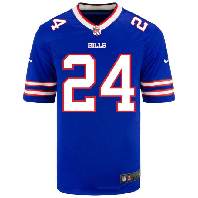Kaiir Elam 24 Buffalo Bills Men Home Game Jersey - Royal - Image 2