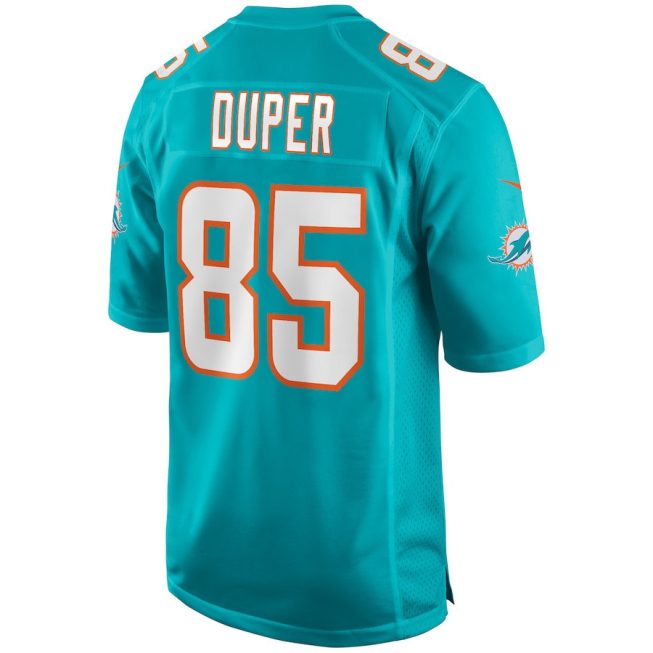 Mark Duper 85 Miami Dolphins Men Game Retired Jersey - Aqua - Image 3
