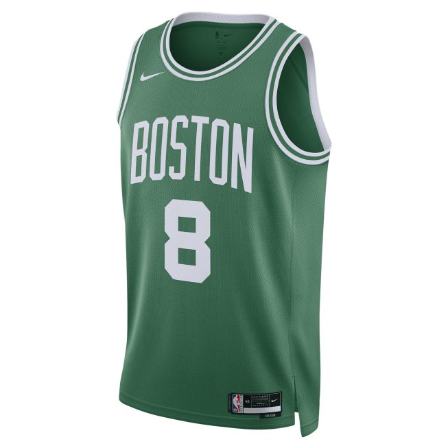 Kristaps Porzingis Boston Celtics Unisex Swingman Jersey - Icon Edition - Kelly Green - Image 2