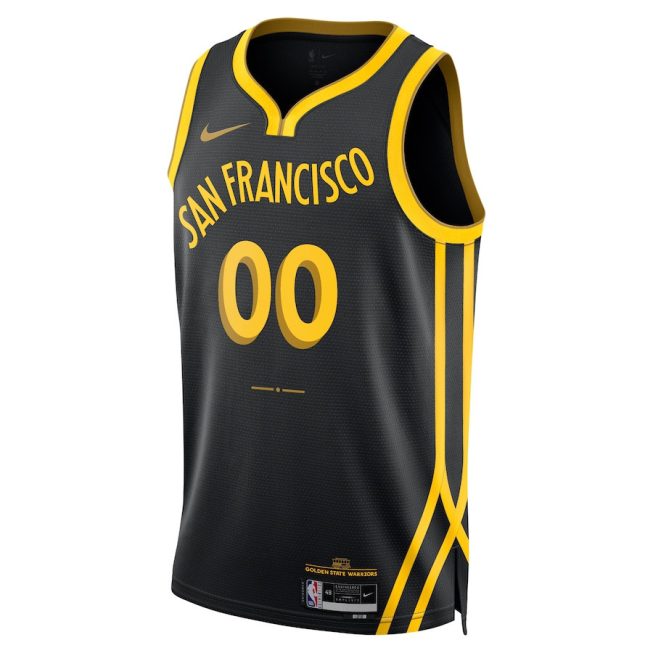 Golden State Warriors 2023/24 Swingman Jersey Customized - City Edition - Black - Image 2