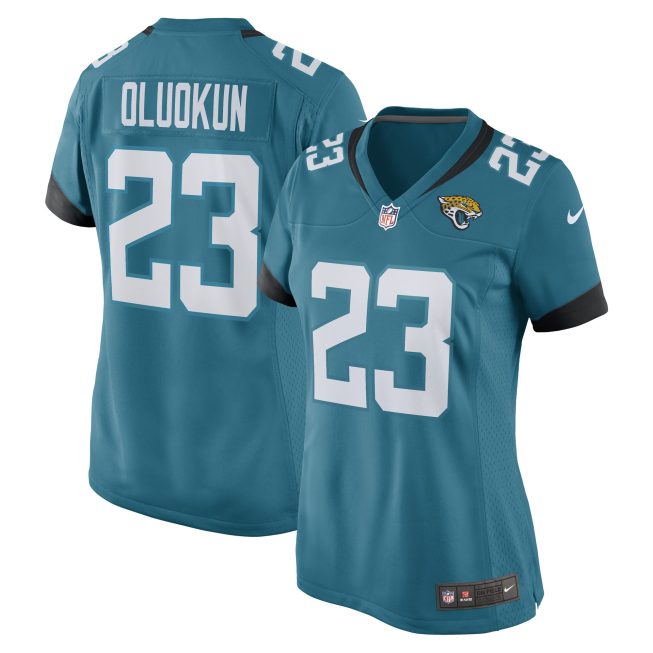 Foyesade Oluokun Jacksonville Jaguars Women's Game Player Jersey - Teal