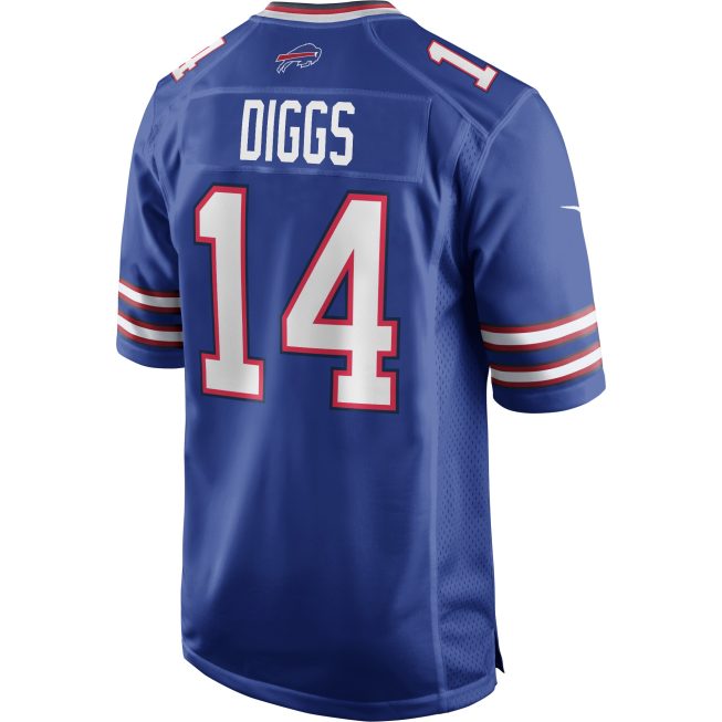 Stefon Diggs Buffalo Bills Game Player Jersey - Royal - Image 3