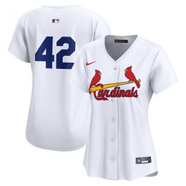 St. Louis Cardinals Women's 2024 Jackie Robinson Day Home Limited Jersey - White