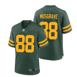 Luke Musgrave 88 Green Bay Packers 50s Classic YOUTH Game Jersey - Green & Gold