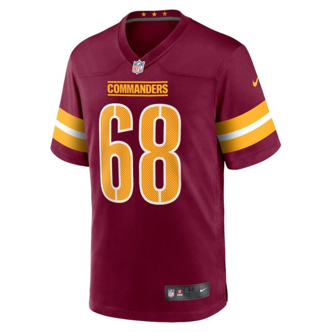 Andrew Norwell 68 Washington Commanders Men Game Jersey - Burgundy - Image 2