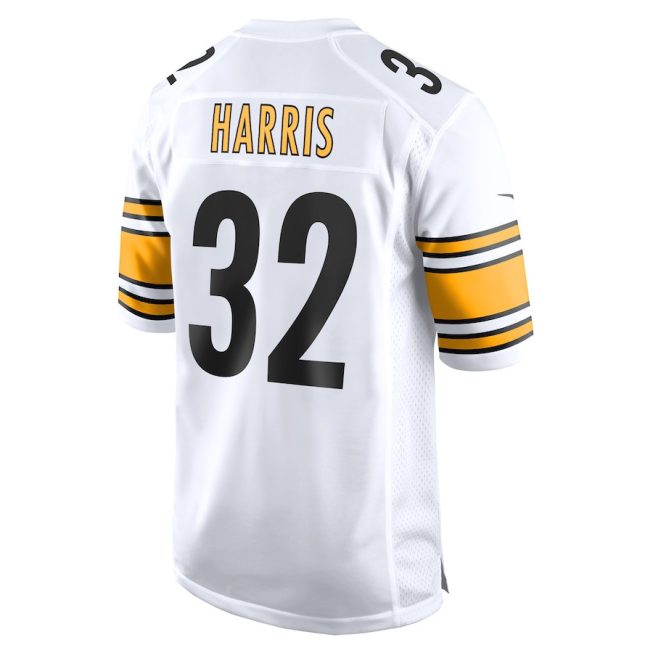 Franco Harris 32 Pittsburgh Steelers Men Retired Jersey - White - Image 3