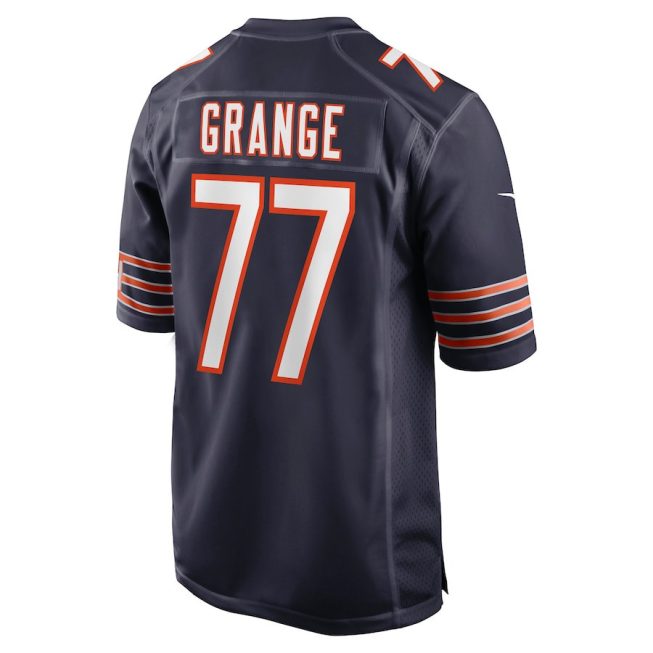 Red Grange 77 Chicago Bears Men Retired Jersey - Navy - Image 3