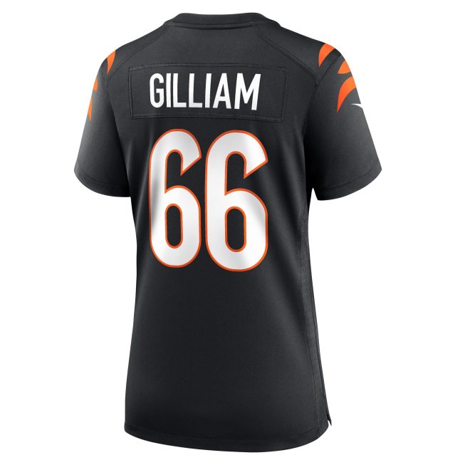 Nate Gilliam Cincinnati Bengals Women's Game Player Jersey - Black - Image 3