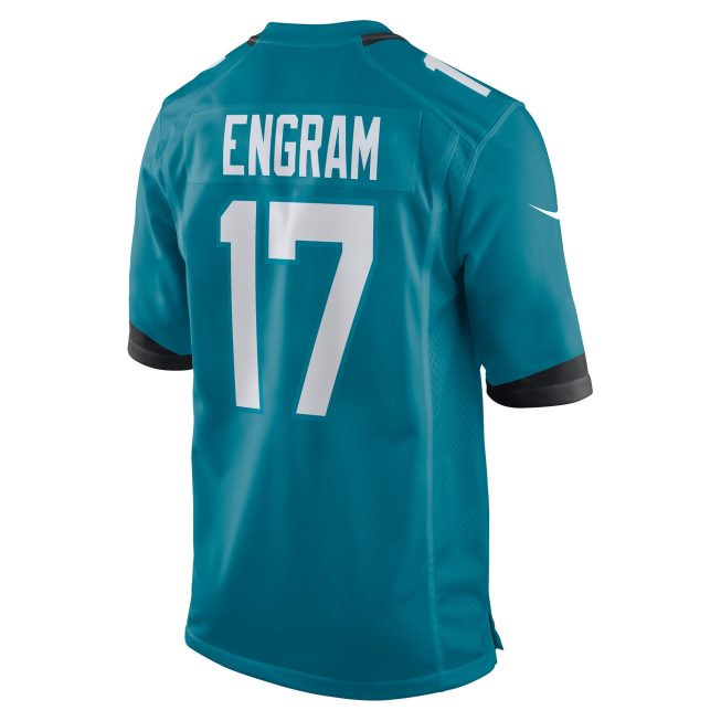 Evan Engram Jacksonville Jaguars Game Jersey - Teal - Image 3