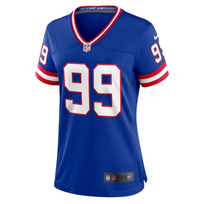 Leonard Williams 99 New York Giants Women Classic Game Jersey - Royal - Image 2