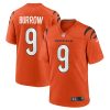 Joe Burrow Cincinnati Bengals Game Jersey - Orange