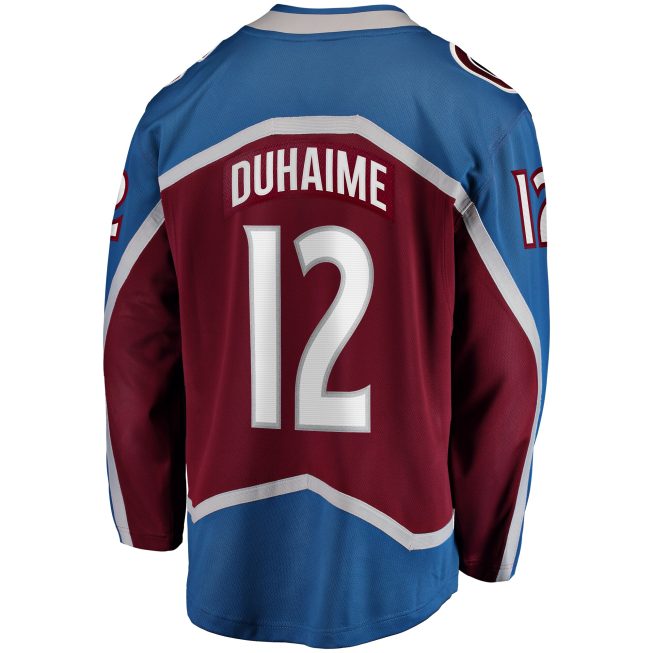 Brandon Duhaime Colorado Avalanche Fanatics Home Premier Breakaway Player Jersey - Maroon - Image 3