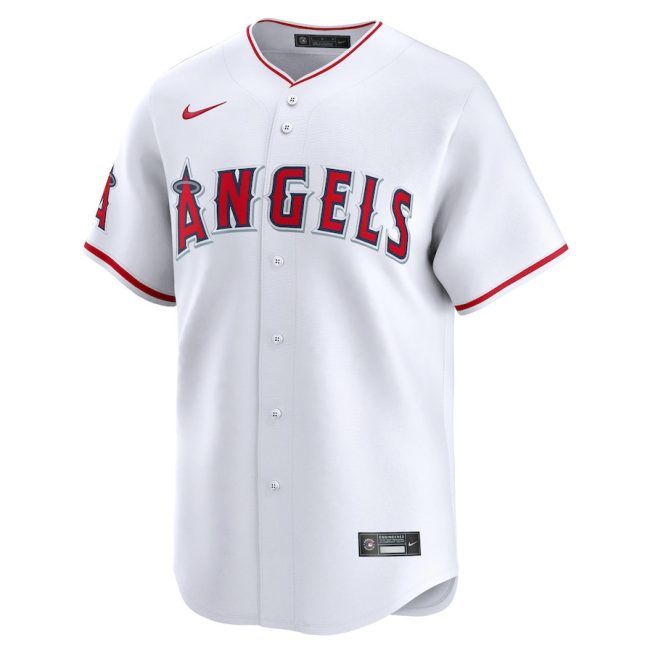 Los Angeles Angels 2024 Jackie Robinson Day Home Men Limited Jersey - White - Image 2