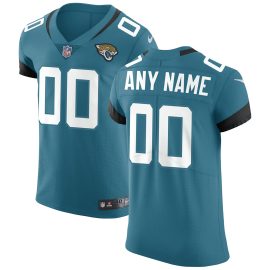 Jacksonville Jaguars Vapor Untouchable Elite Custom Jersey - Teal