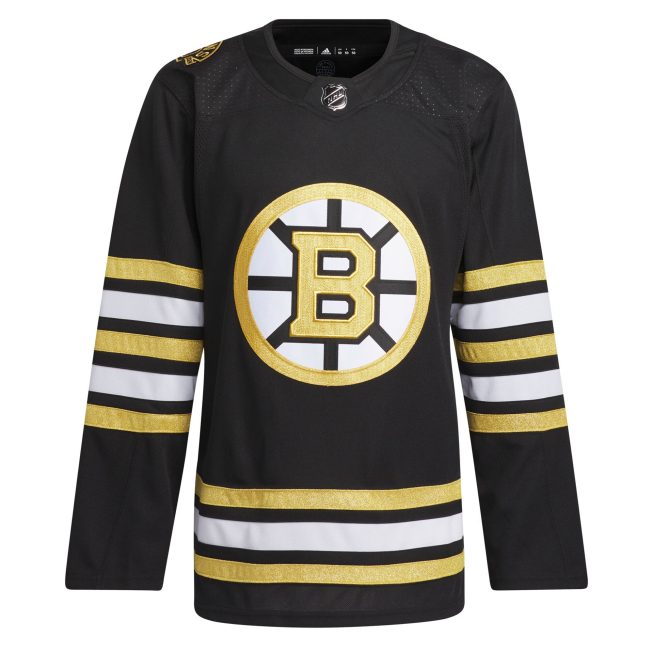 Boston Bruins 100th Anniversary Primegreen Authentic Jersey - Black - Image 2