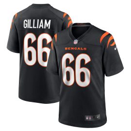 Nate Gilliam Cincinnati Bengals Game Player Jersey - Black
