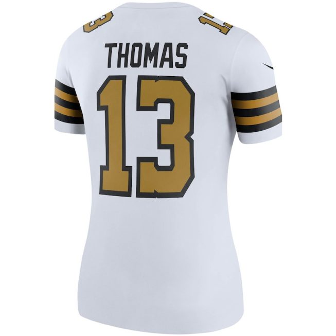 Michael Thomas 13 New Orleans Saints Women Color Rush Legend Jersey - White - Image 3