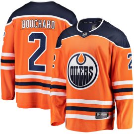 Evan Bouchard Edmonton Oilers Fanatics Home Breakaway Jersey - Orange