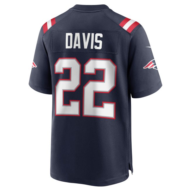 Cody Davis New England Patriots Game Jersey - Navy - Image 3