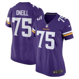 Brian O'Neill 75 Minnesota Vikings Women Game Jersey - Purple