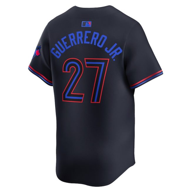 Vladimir Guerrero Jr. 27 Toronto Blue Jays 2024 City Connect Limited Player Men Jersey - Black - Image 3