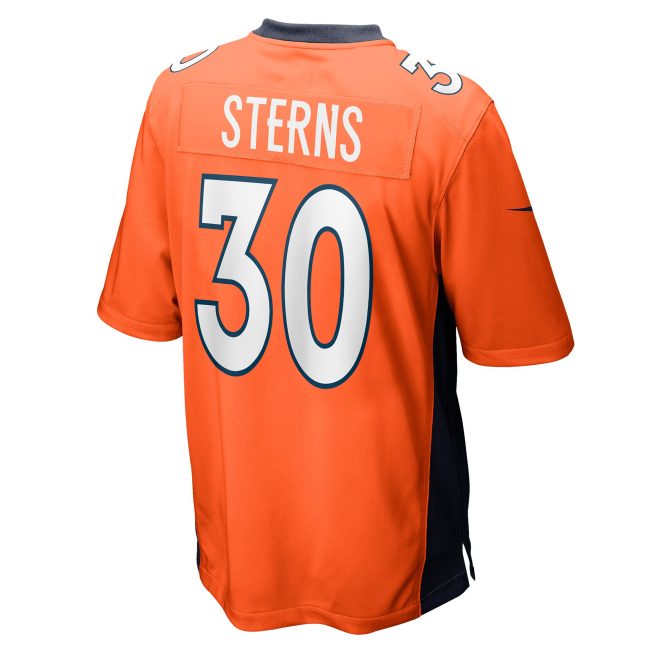 Caden Sterns Denver Broncos Game Jersey - Orange - Image 3