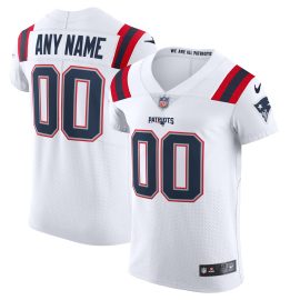 New England Patriots Vapor Elite Custom Jersey - White
