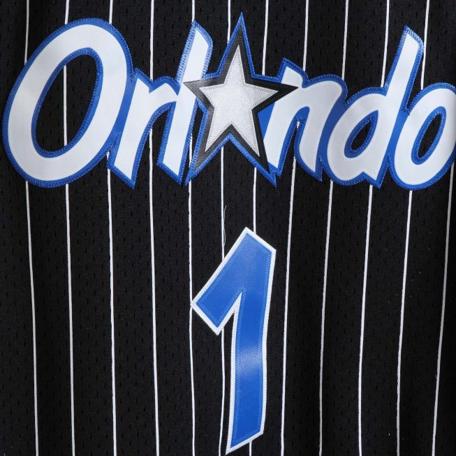 Tracy McGrady Orlando Magic Mitchell & Ness Hardwood Classics Swingman Jersey - Black - Image 3