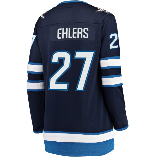 Nikolaj Ehlers Winnipeg Jets Fanatics Women's Breakaway Player Jersey - Navy - Image 3