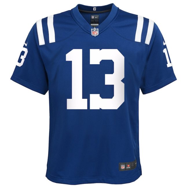 T.Y. Hilton 13 Indianapolis Colts YOUTH Game Jersey - Royal - Image 2