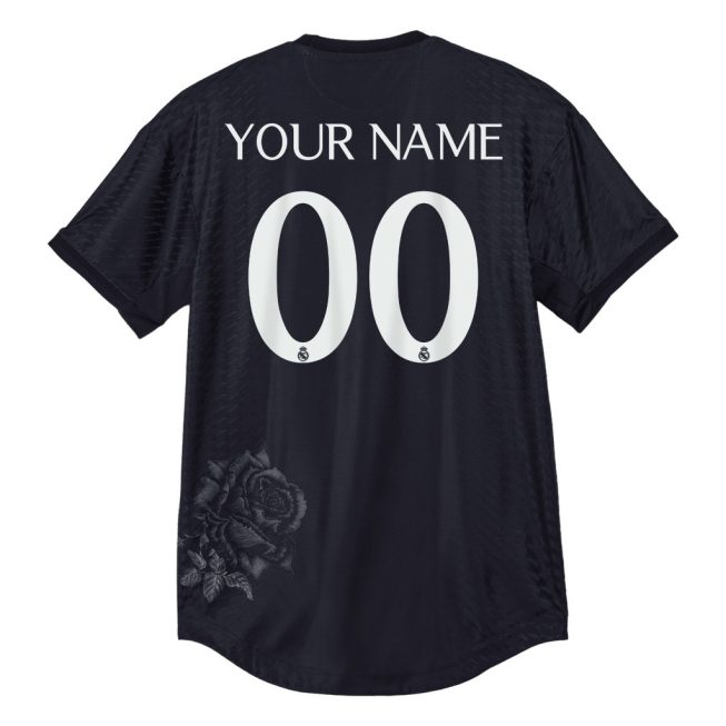 Real Madrid X Y-3 23/24 Fourth Men Jersey Customized - Limited Collection, Black - Image 3