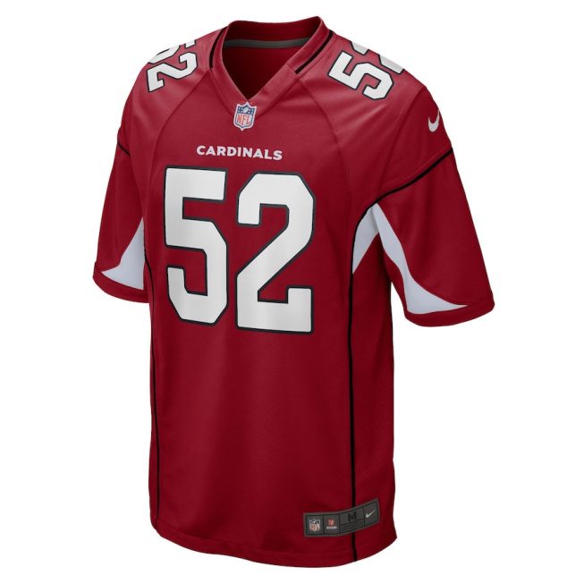 Victor Dimukeje 52 Arizona Cardinals Men Game Jersey - Cardinal - Image 2