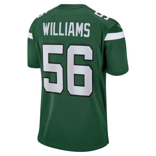 Quincy Williams New York Jets Game Jersey - Gotham Green - Image 3