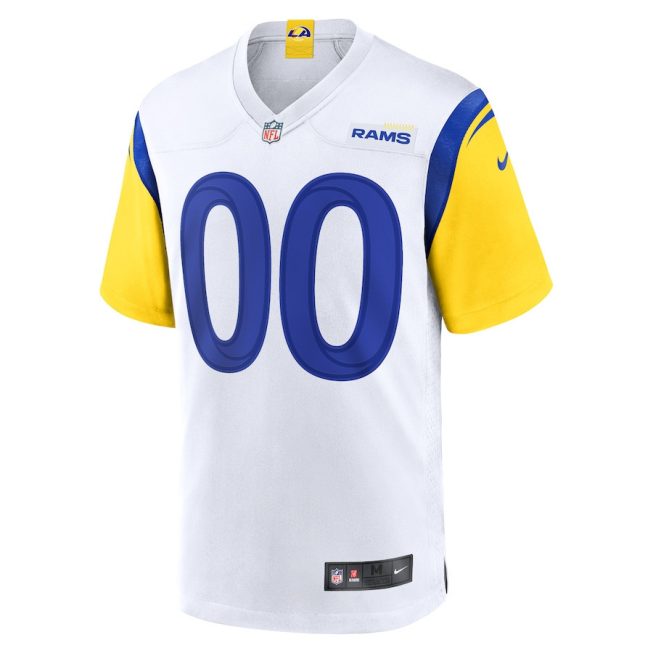 Los Angeles Rams Men Alternate Custom Jersey - White - Image 2