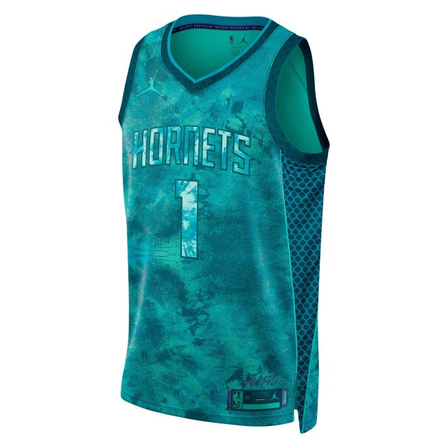 LaMelo Ball Charlotte Hornets Jordan Brand Unisex Select Series Swingman Jersey - Teal - Image 2