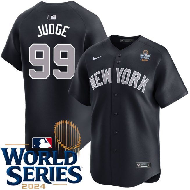 Aaron Judge New York Yankees Alternate Road Limited World Series Jersey