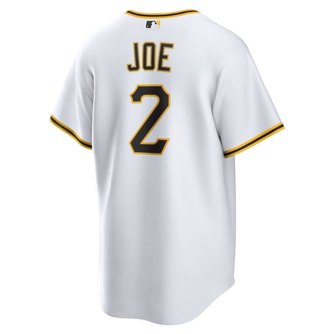 Connor Joe 2 Pittsburgh Pirates Home Men Jersey - White - Image 3