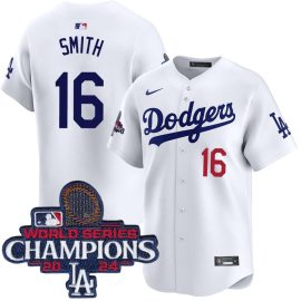 Will Smith Los Angeles Dodgers Home Limited World Series Champions Jersey