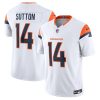 Courtland Sutton 14 Denver Broncos Vapor F.U.S.E. Limited Men Jersey - White