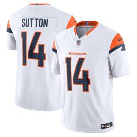 Courtland Sutton 14 Denver Broncos Vapor F.U.S.E. Limited Men Jersey - White