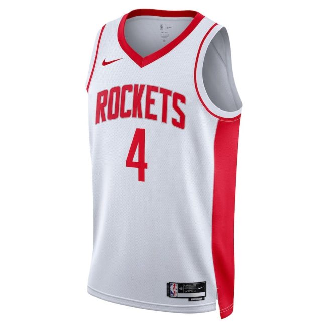 Jalen Green 4 Houston Rockets 2023/24 Association Edition Swingman Jersey - White - Image 2