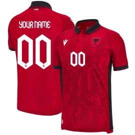 Albania National Team 2024/25 Custom Home Men Jersey - Red