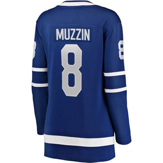 Jake Muzzin Toronto Maple Leafs Fanatics Women's Home Breakaway Player Jersey - Blue - Image 3