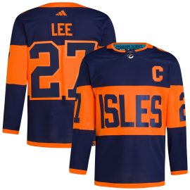 Anders Lee New York Islanders 2024 Stadium Series Primegreen Authentic Player Jersey - Navy